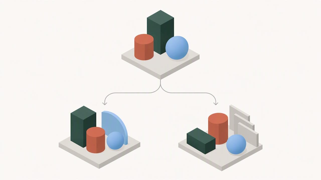 Shared brand elements adapted for two markets
